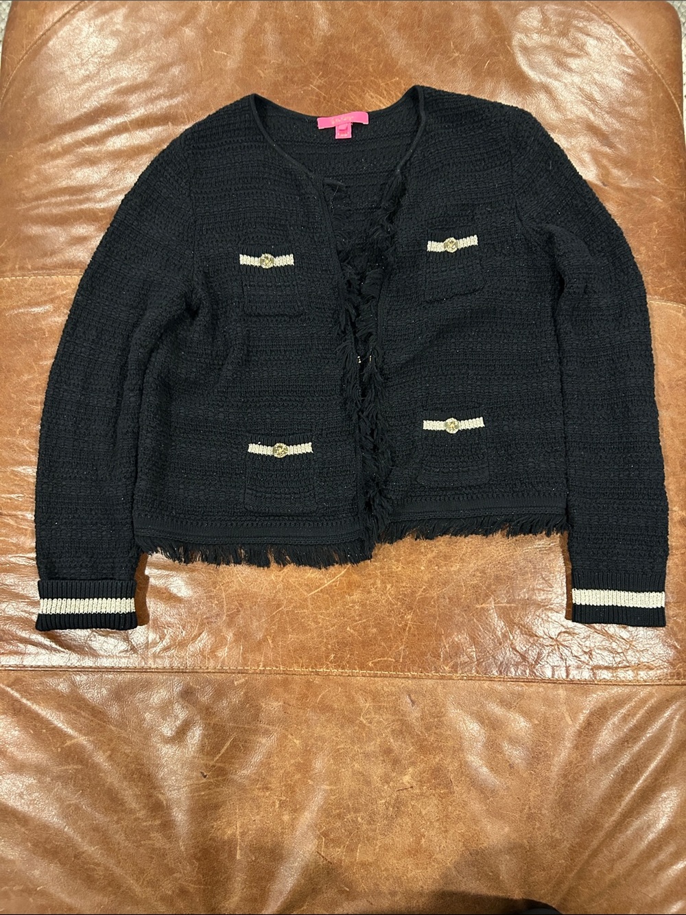 Lilly Pulitzer Black Knit Sweater